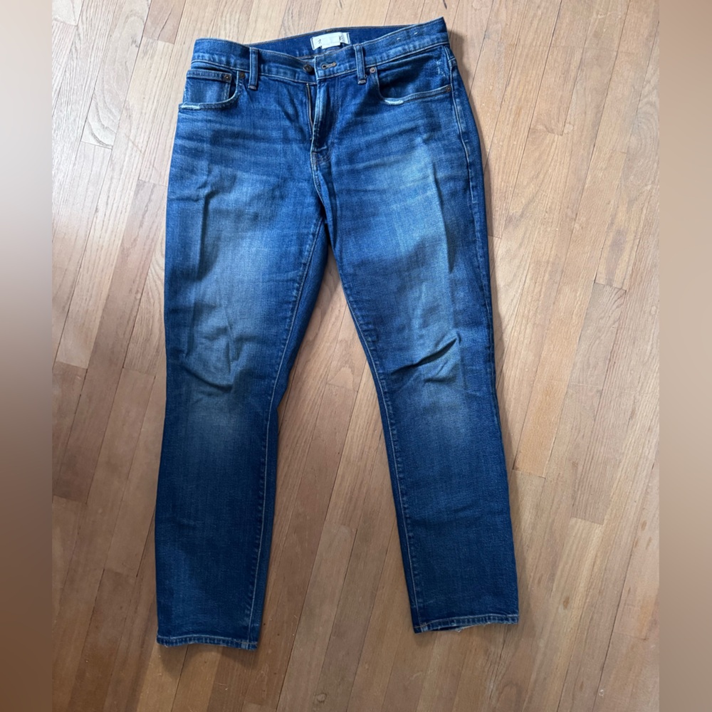 Madewell Men's Dark Blue Straight Jeans